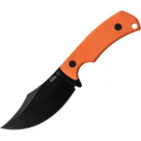Case Knives Case Hunter CT3, 76937 Black 1095 CS, Orange G-10, couteau de chasse