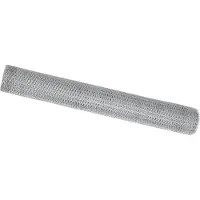 vidaXL : Clôture en panneaux soudés, 1 x 100 mètres, acier galvanisé, couleur argent