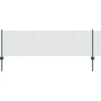 vidaXL Clôture hexagonale avec poteaux, 25 x 0,6 m, en acier revêtu de PVC