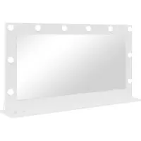 vidaXL Miroir de salle de bain , blanc, 100 x 55 x 18 cm, rectangulaire