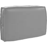 vidaXL Coussin gris 60 x 40 x 12 cm Tissu Oxford