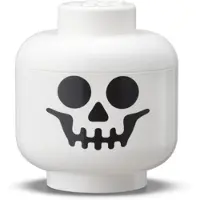 LEGO Boîte de Stockage Lego Storage Head Mini Skeleton White