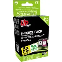 Uprint Accessoires pour imprimantes Uprint Uprint H-305XL BK/ CL HP 3YM62AE/ 3YM63AE (CF, CL)