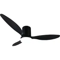 REALITY IMPORT TRIO Reality R64202132 GÖTEBORG Ventilateur de plafond avec éclairage, diamètre 1320 mm, LED SMD 20 W/2500 lm, 2700-6000 K, noir, télécommande