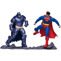 Banpresto Superman Batman Figuras + Armored Multiverse 18 Cm Multicolore