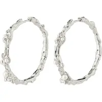 Pilgrim Boucles d'oreilles 'Raelynn' argent / blanc perle