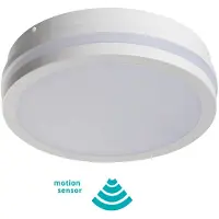 Kanlux S.A. Plafonnier Led 24w ?Tanche Ip54 Rond ?260mm Blanc - Blanc Naturel 4000k