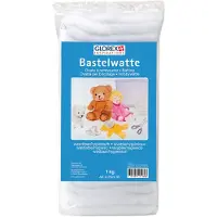 Glorex GmbH bastelwatte, weiá, 1.000 g 6252405