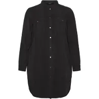 Vero moda Sila Mix Long Sleeve Dress Noir 46 Femme