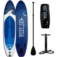 Deep Sea Jeu de planches de SUP XXL 330cm, Blau-Weiß