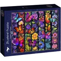 Bluebird Puzzle Fleurs et avions - 500 pièces colorées