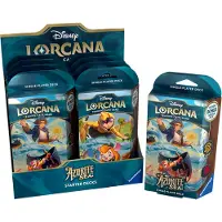 Disney Lorcana Sea Starter Deck Card Game Bleu Enfants