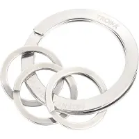 Troika Unisexe, Porte-clés, Schlüsselanhänger NAIL GUARD, Argent