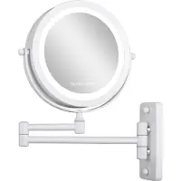 Gillian Jones Double-sided Wall Mirror-17.5 Cm Wall Mirror Argenté