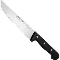 Arcos Couteau De Boucherie Universél 283104 En Acier Au Nitrum, Avec Mango En Polyoxyméthylène Et Lame De 20 Cm Dans Une Boîte.