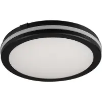 Kanlux S.A. Plafonnier LED BENO E Ø 30 cm, IP65, 30 W, variation de température de couleur (CCT), noir