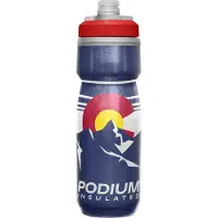 CamelBak Podium Chill Isulater Bike Water Bottle - Easy Squech Bottle - Convient la plupart des cages de vlo - 21oz Colorado