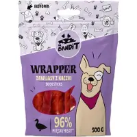 Mr. Bandit Wrapper Bâtonnets au canard pour chiens 500 g