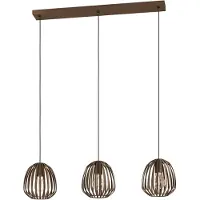 Eglo Lampe de table en bronze Espinal Ø 19,5cm - 3x E27