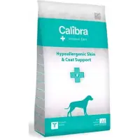 Calibra Veterinary Diet Dog Hypoallergenic Skin&amp;Coat Support - pour soutenir la fonction cutanée et le pelage - 2 kg