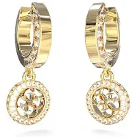 GUESS Jube04165 4g Crush Earrings Doré Femme