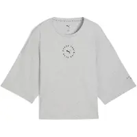 Puma Femmes, T-shirt de sport, W x Hyrox Cropped Lifestyle Tee (M), Gris, M