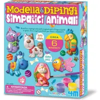 4M Atelier créatif de modelage et de peinture - Animaux mignons