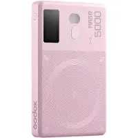 Godox MA5R Mobile Power Bank & RGB LED Light pink