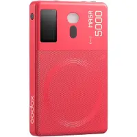 Godox MA5R Mobile Power Bank&RGB LED Light Rood (Lumière vidéo), Lumière continue, Rouge