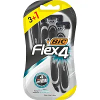 BIC Flex 4 Hojas Confort Maq Afeit 3ud 1