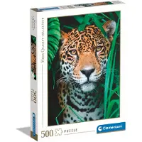Clementoni puzzle 500 pièces HQ Jaguar dans la jungle 35127