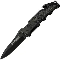 Smith & Wesson Border Guard Swbg1 Folder Pocket Knife Noir
