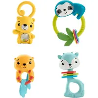 Fisher-Price -Assortiment de jouets en forme d'animaux pour bébé
