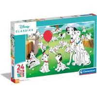 Clementoni puzzle 24 maxi SuperKolor Animaux Disney 24245