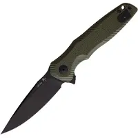 Spartan Blades Couteau pliant Poros, Green G-10