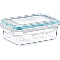 Northix Récipient en plastique transparent avec joint et grille en silicone