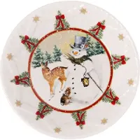 Villeroy & Boch Toy's Fantasy Pt Assiette Creuse, Bonhomme De Neige