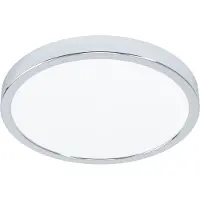 Eglo Lumière de plafond chromée Fueva 6 LED - Ø 27,7cm