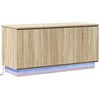 vidaXL Meuble TV en chêne Sonoma, 100 x 38 x 49 cm, aggloméré