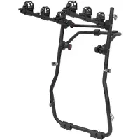 Menabo Porte-vélos arrière - Porte-vélos hayon - Porte-vélos universel pour voiture - Porte-vélos hayon - VDP Viper - pour 3 vélos - fixation sur le hayon arrière