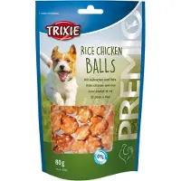Trixie 6x PREMIO Rice Chicken Balls (boulettes de poulet au riz) (Pochette à friandises pour chiens)