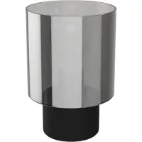 Eglo Lampe de bureau moderne Gorosiba 1 lumière acier noir