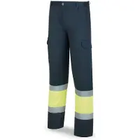 Marca High Visibilty Long Work Pants Gris 48