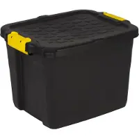 Strata Boîte de rangement 42 l HW443 noir / jaune