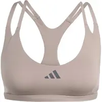 Adidas Aeroimpact Luxe Training Low Impact Sports Bra Beige L / AB Femme