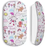 CAPACHEAP Souris sans Fil Happy flowers