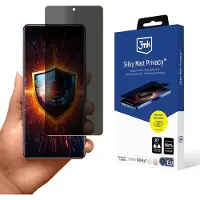 3MK Folia ochronna prywatyzujÄ ca matowa Silky Matt Privacy na Infinix Note 30 Vip (Infinix Note 30 VIP), Téléphone portable : film de protection, Gris, Transparent