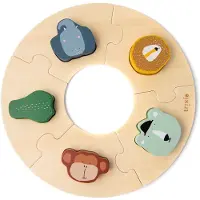 Trixie Puzzle rond en bois