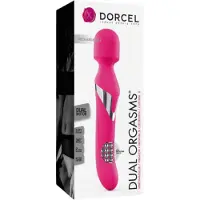 Dorcel Dual Orgasms - stimulateur vibrant 2‑en‑1 rechargeable (rose)