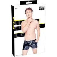Black Level - short homme vinyle poches latérales - noir - XL